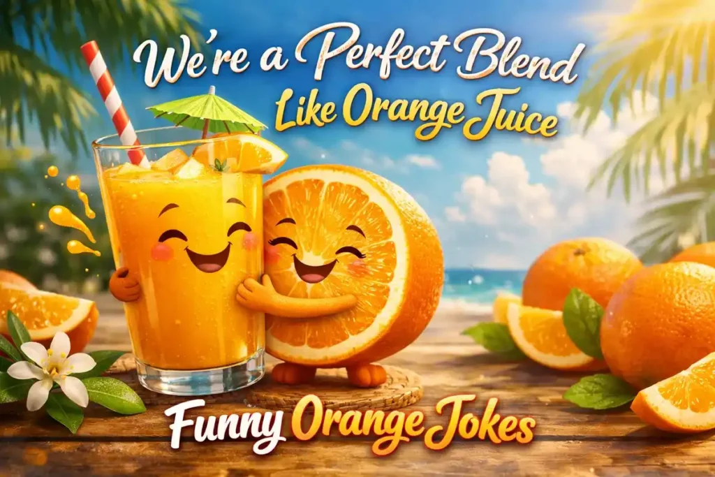 We’re a perfect blend like orange juice