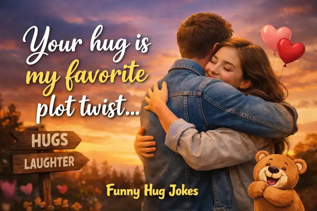 Flirty Hug Jokes