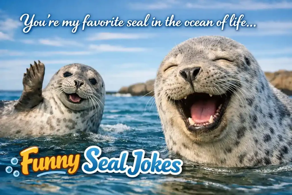 You’re my favorite seal in the ocean of life.