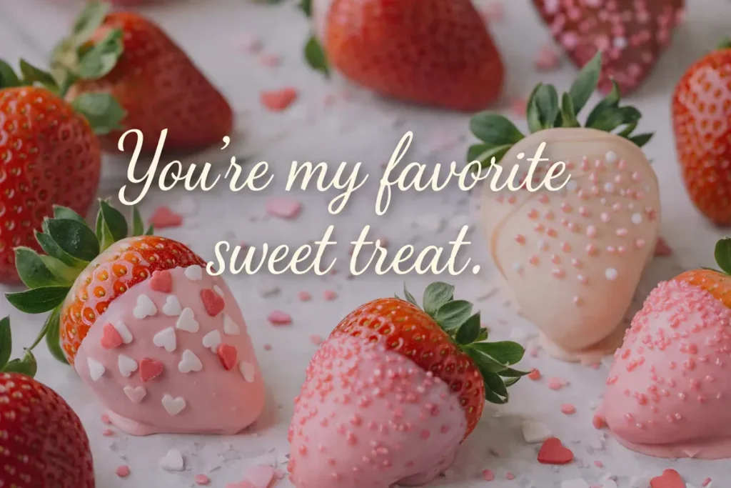 You’re my favorite sweet treat.