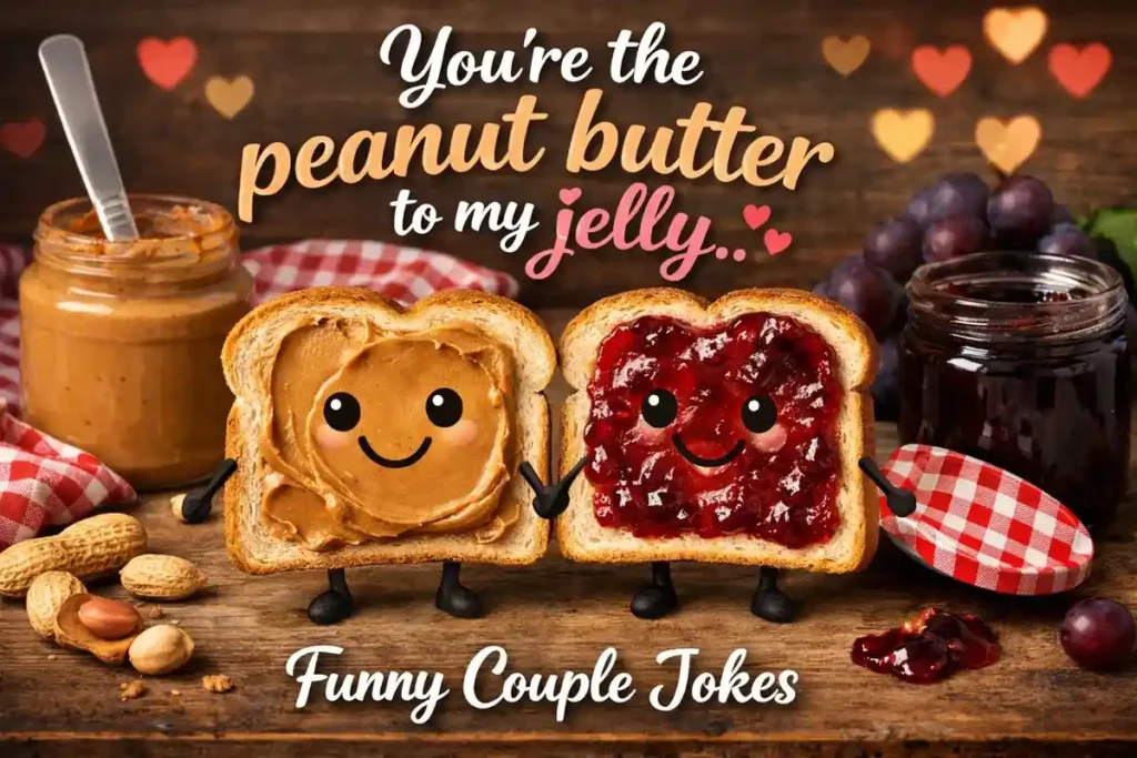 You’re the peanut butter to my jelly.