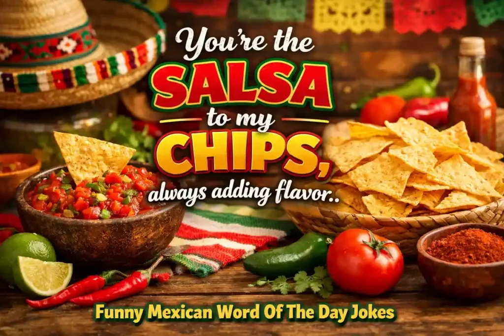 You’re the salsa to my chips, always adding flavor.