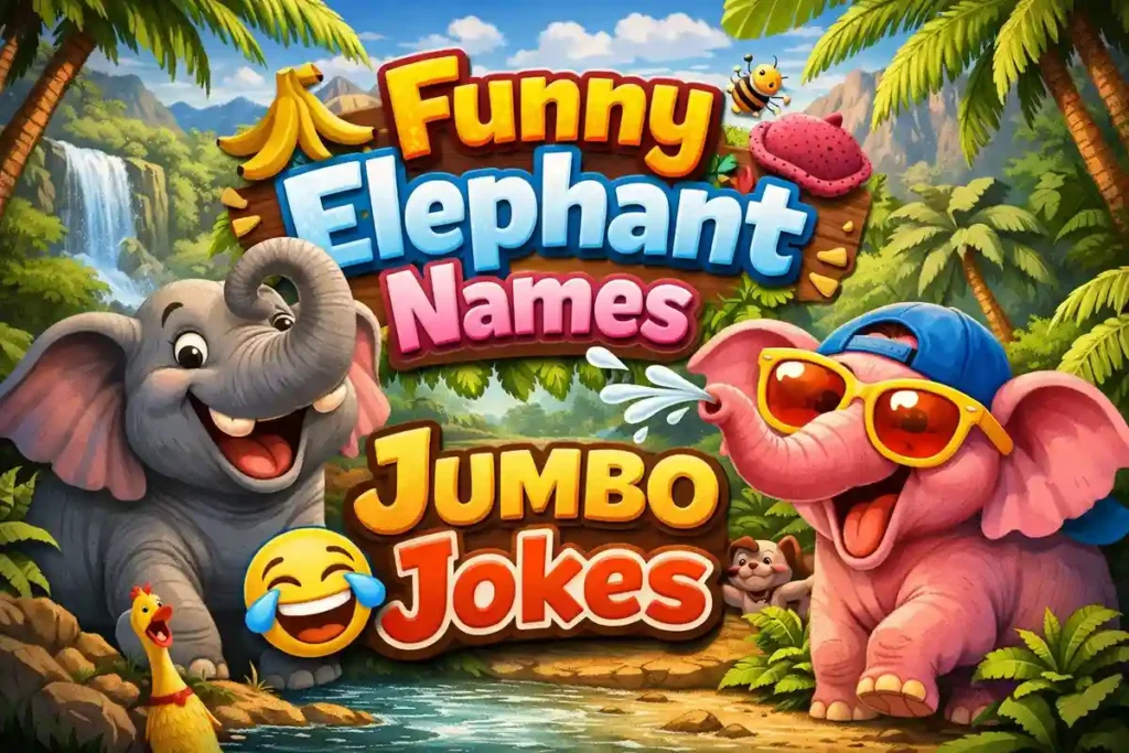 best funny elephant names for kids