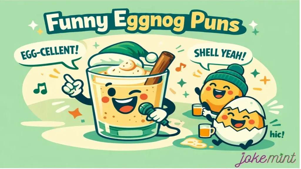 Eggnog Puns