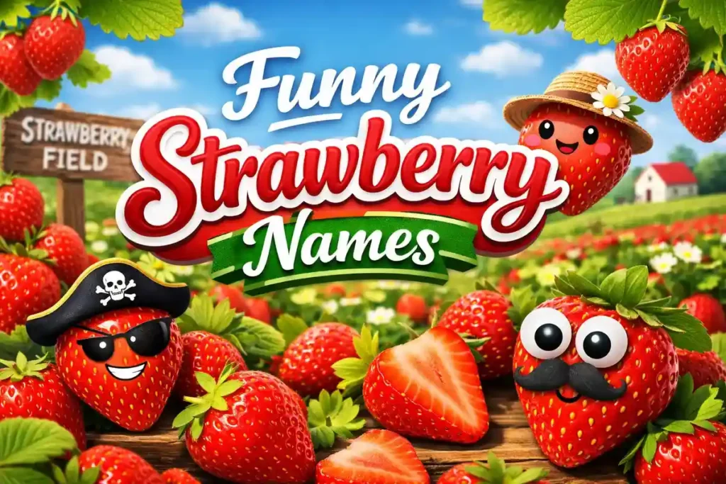 witty strawberry names