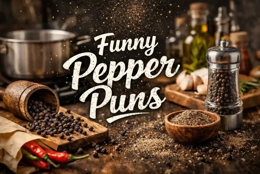 Black pepper took over the kitchen quietly.