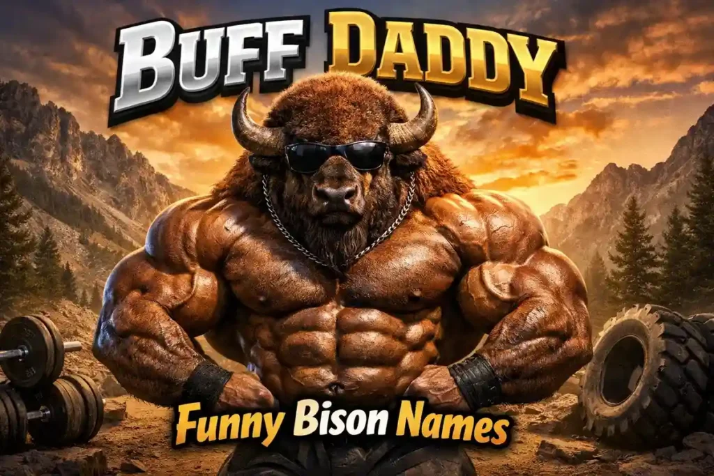 best Funny bison names male