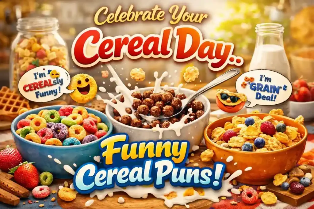 Celebrate your cereal day.