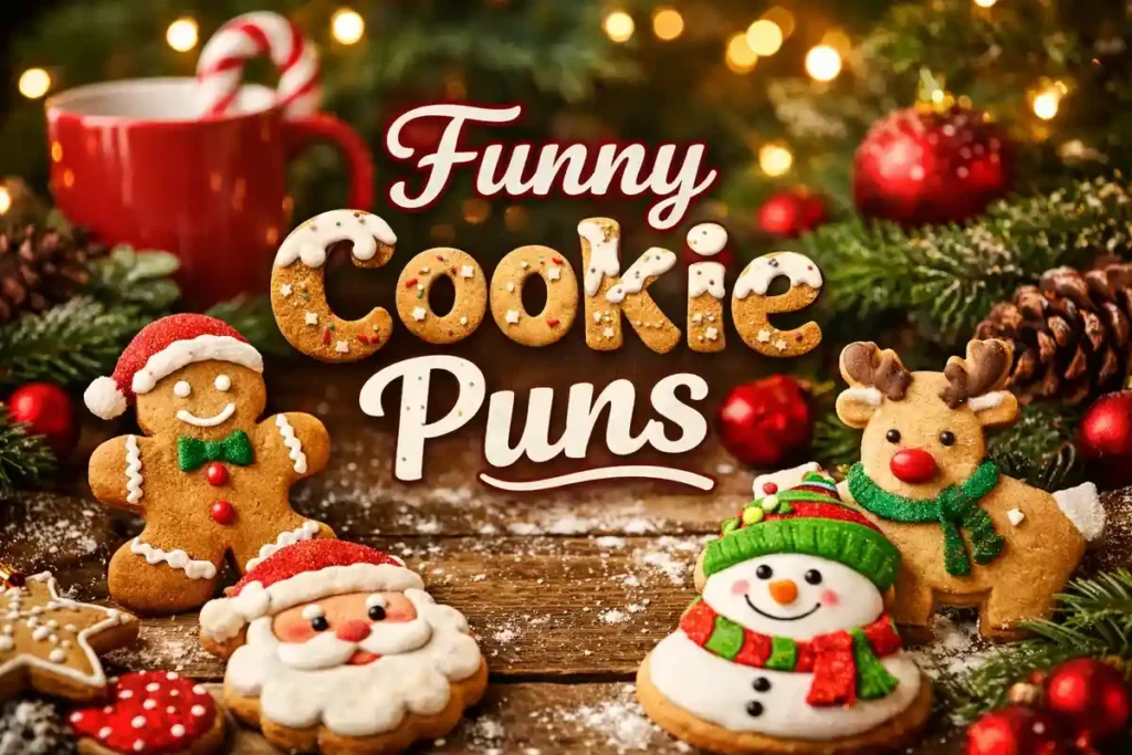cute cookie christmas puns