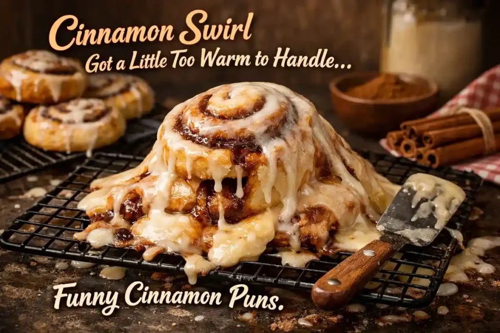 Cinnamon swirl got a little too warm to handle.
