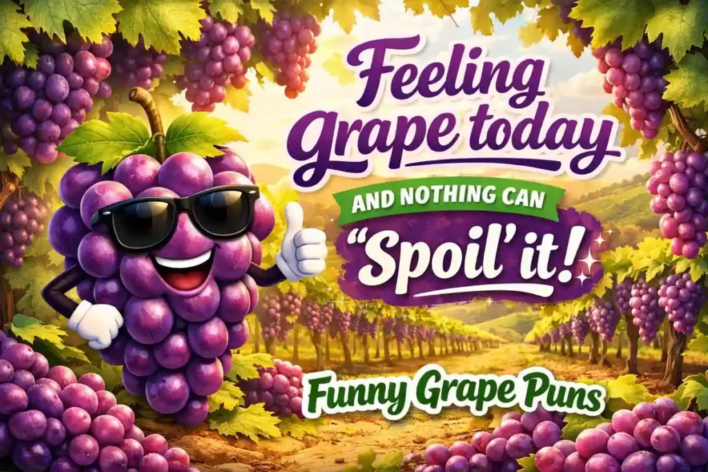 Feeling grape today and nothing can spoil it.