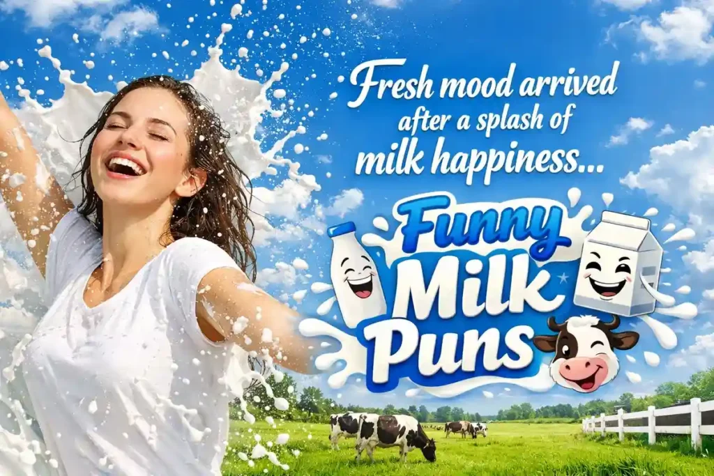 Fresh mood arrived after a splash of milk happiness.
