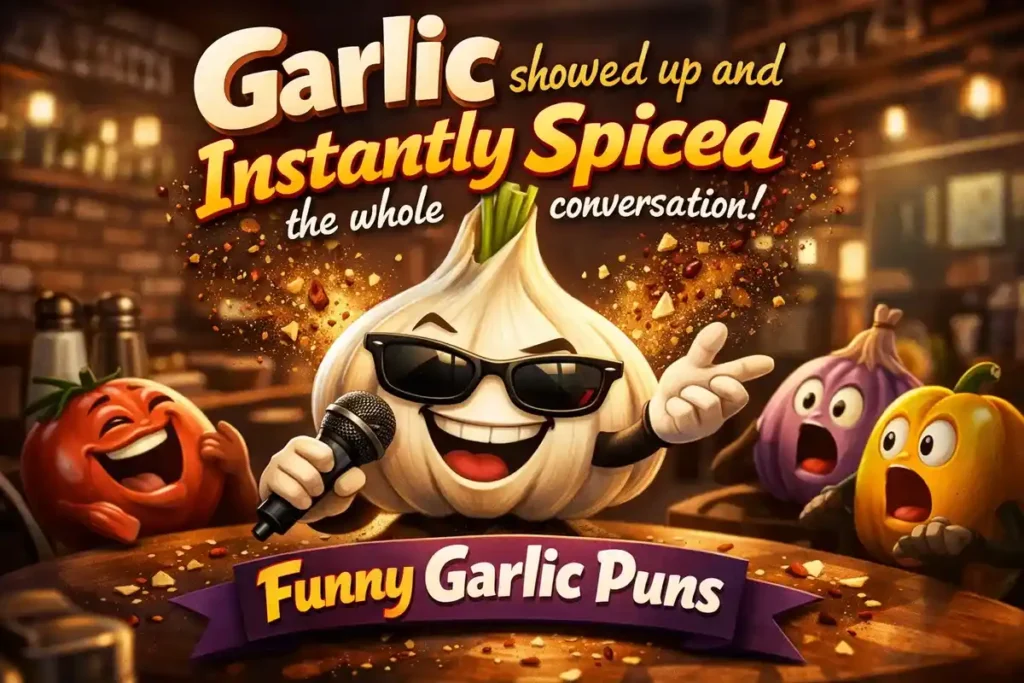 Garlic showed up and instantly spiced the whole conversation.