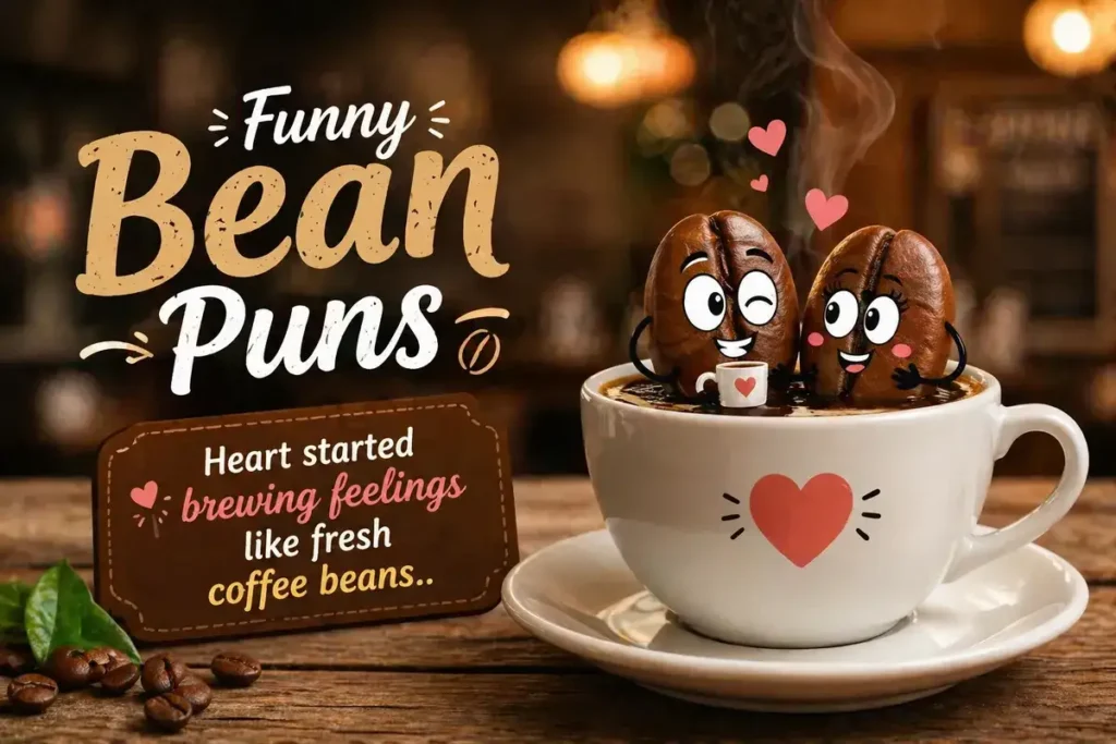 Heart started brewing feelings like fresh coffee beans.