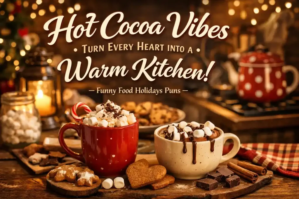 Hot cocoa vibes turn every heart into a warm kitchen