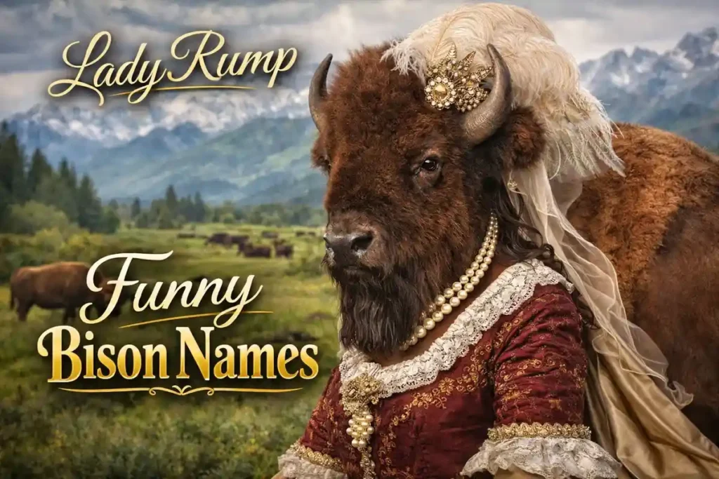 short Funny bison names girl