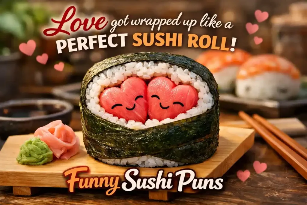 Love got wrapped up like a perfect sushi roll.