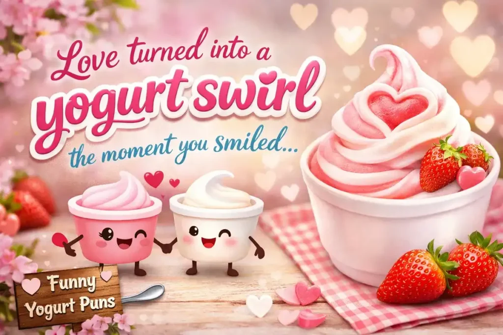 Love turned into a yogurt swirl the moment you smiled.