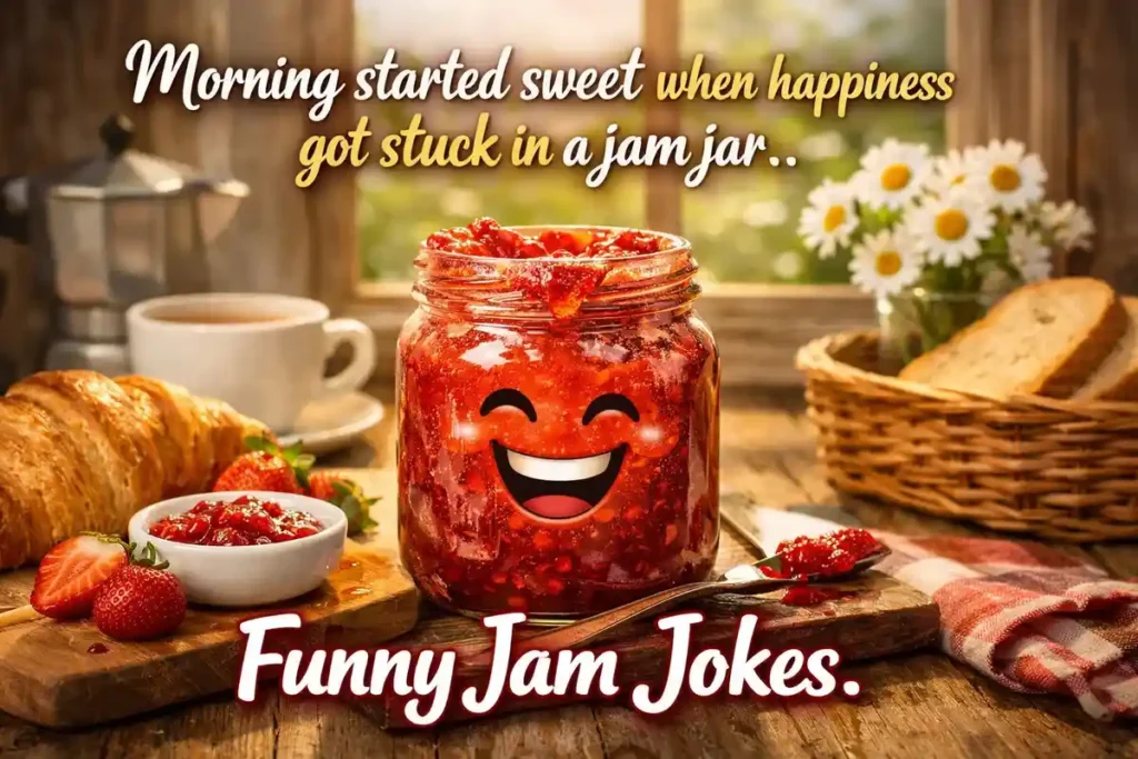 Morning started sweet when happiness got stuck in a jam jar.