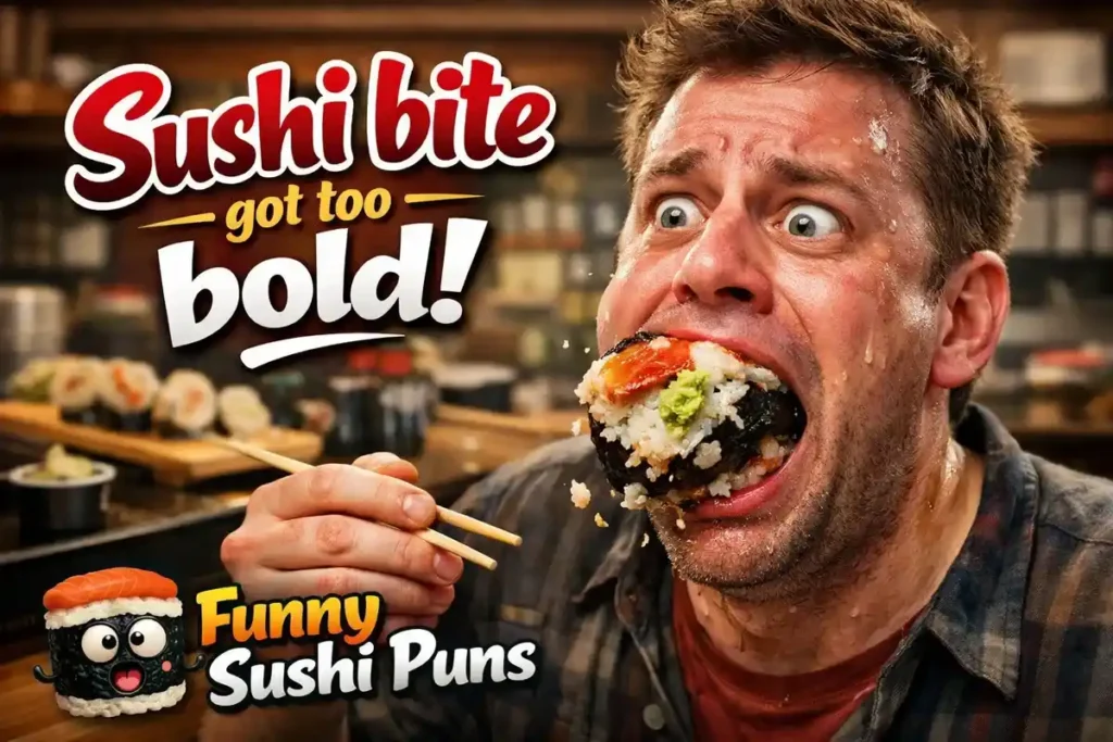 clever Sushi puns dirty