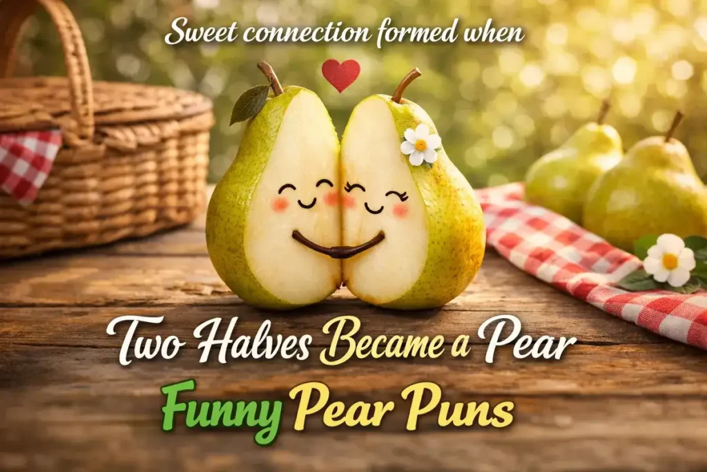 Sweet connection formed when two halves became a pear.