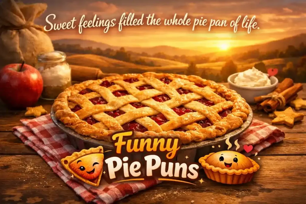 Sweet feelings filled the whole pie pan of life.