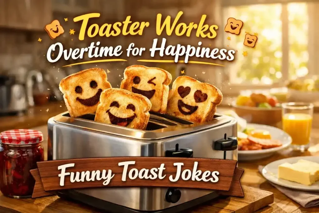 Toaster works overtime for happiness.