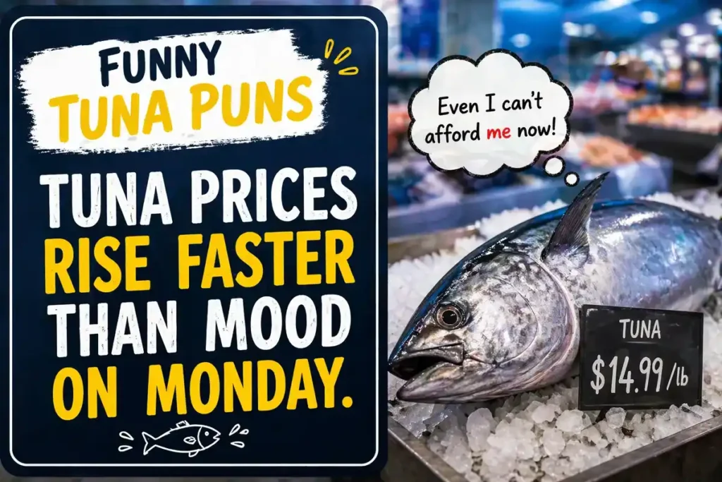 Tuna prices rise faster than mood on Monday.