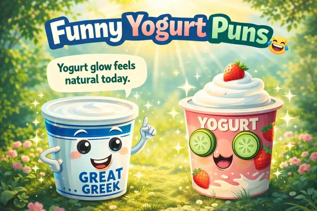 Yogurt glow feels natural today.