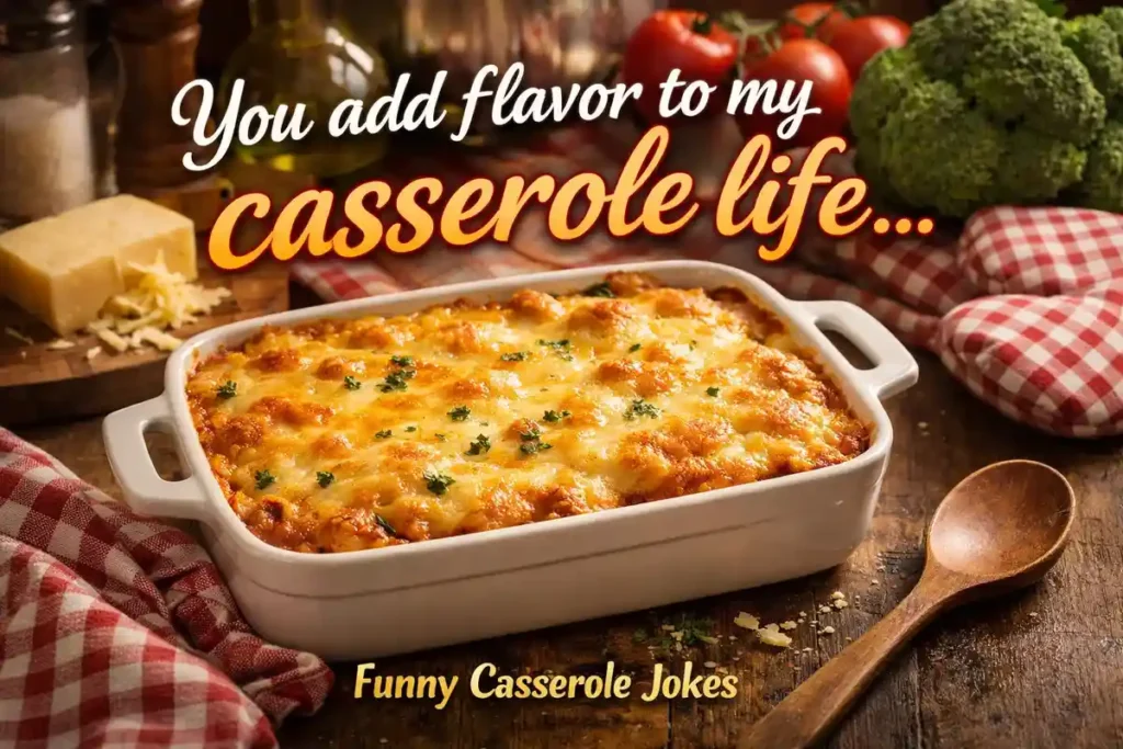 You add flavor to my casserole life.