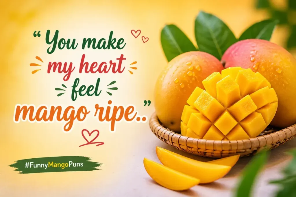 You make my heart feel mango ripe.