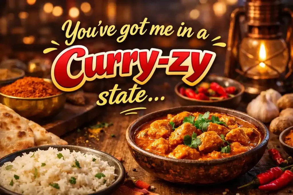 You’ve got me in a curry-zy state.