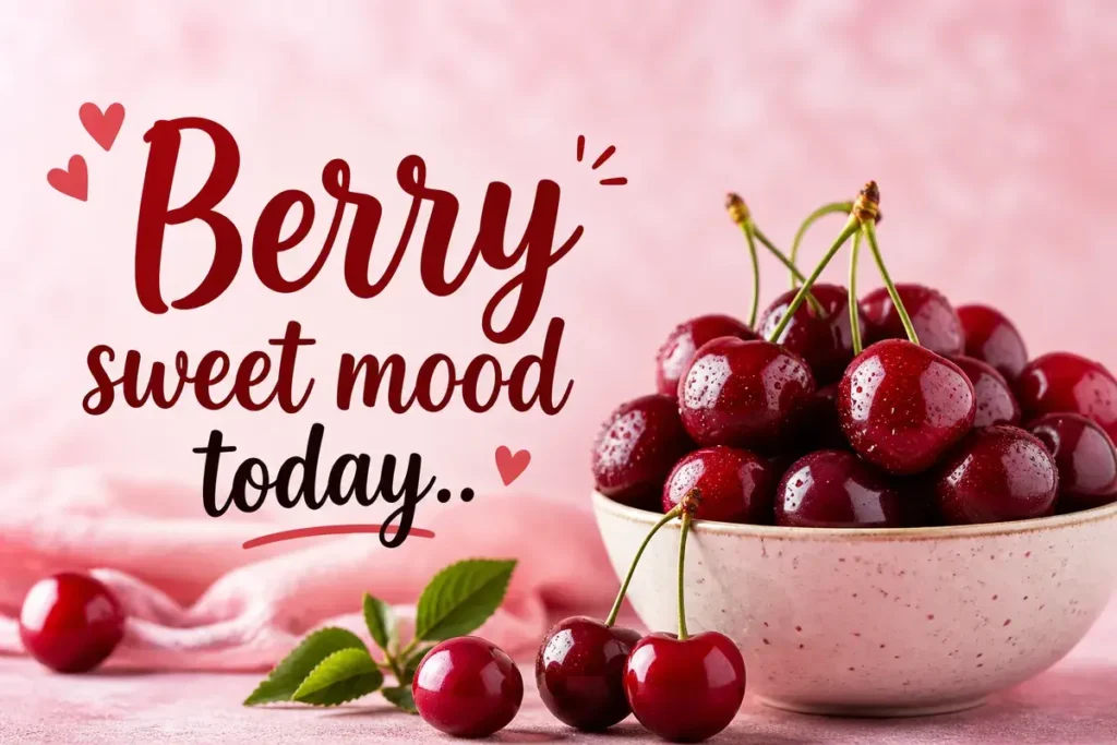Berry sweet mood today.