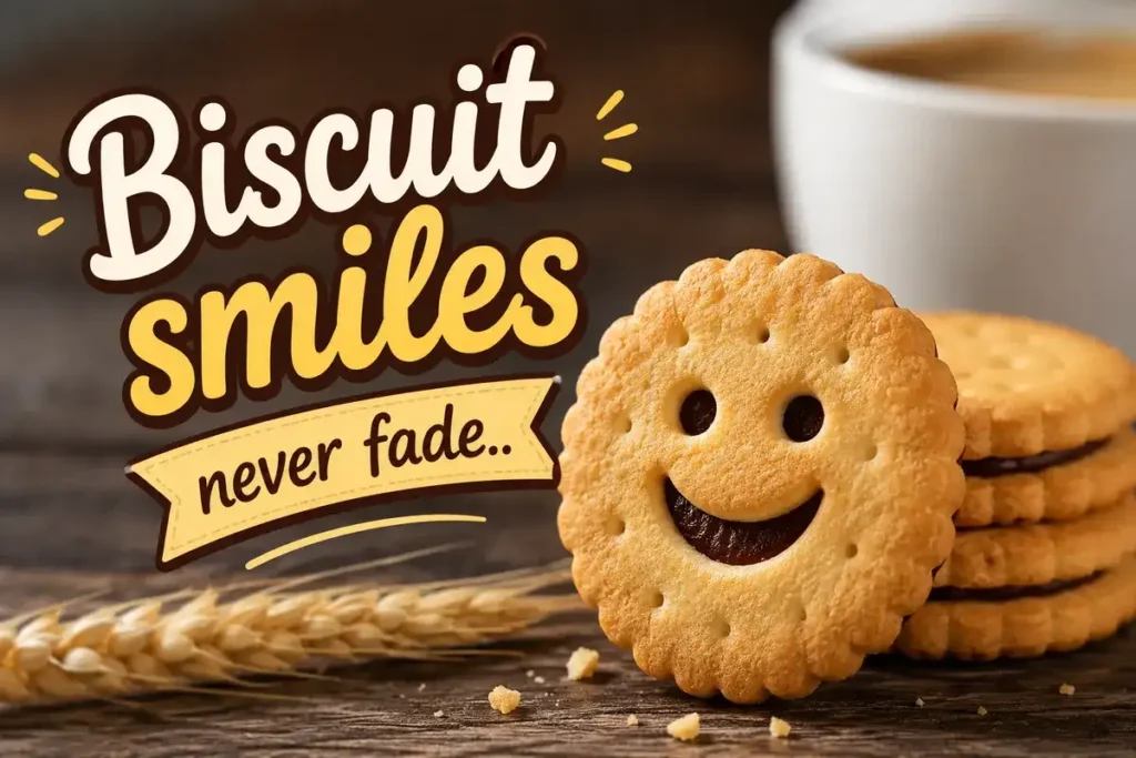 Biscuit smiles never fade.