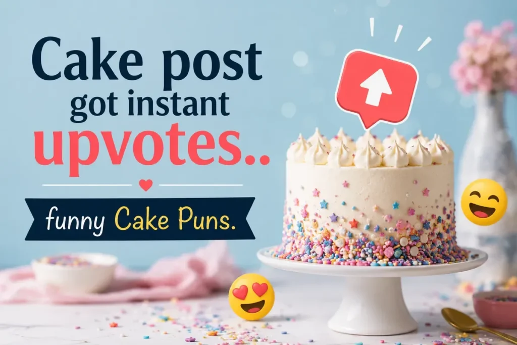 Cake post got instant upvotes.