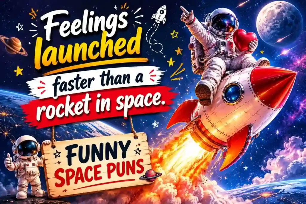 Feelings launched faster than a rocket in space.