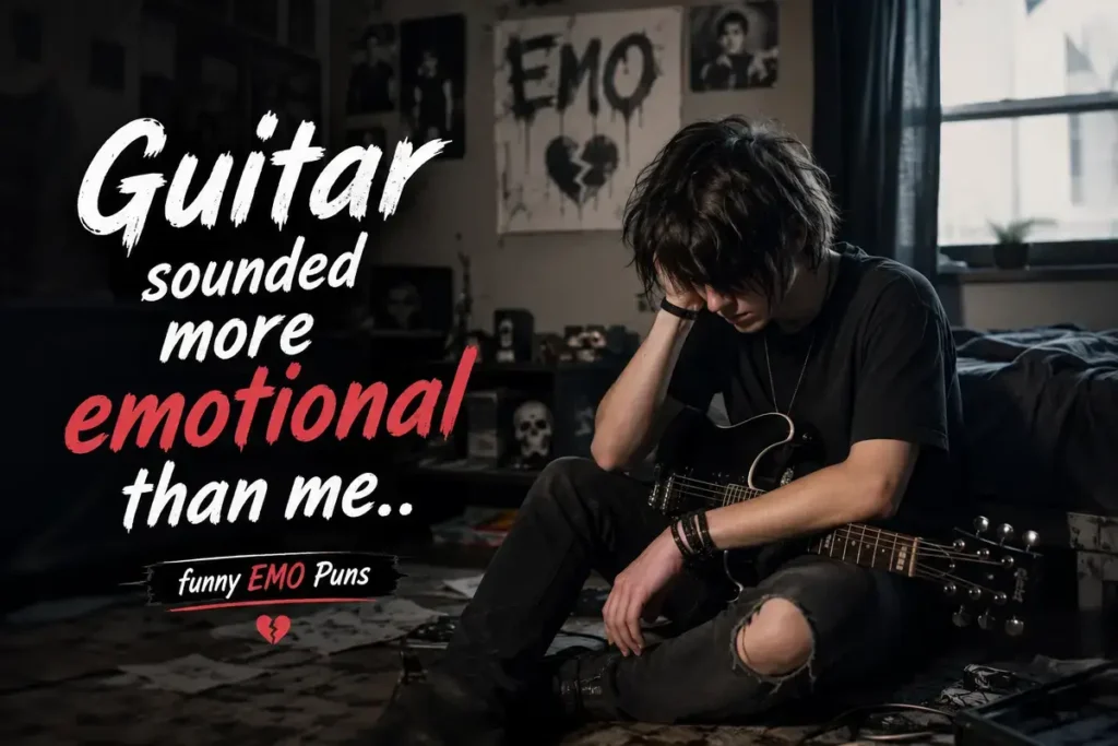 Guitar sounded more emotional than me.
