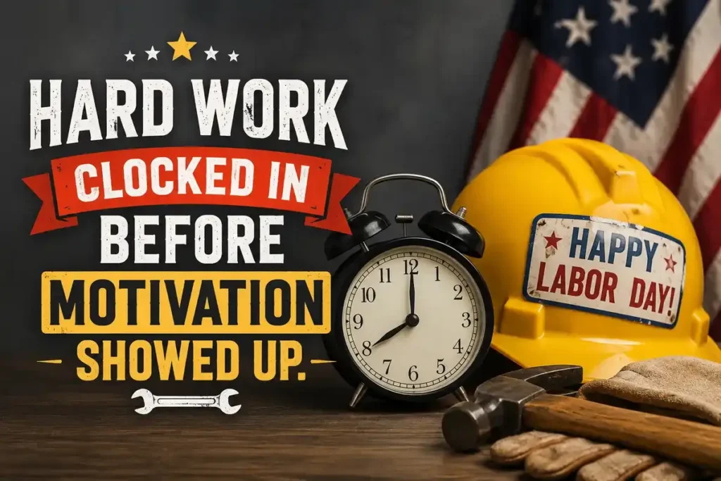 Hard work clocked in before motivation showed up.