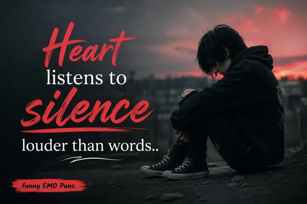 Heart listens to silence louder than words.