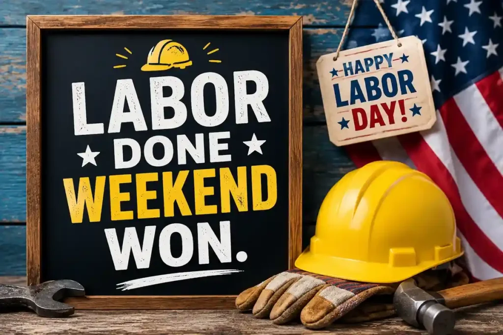 Labor done weekend won.