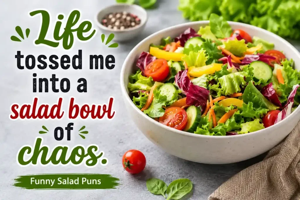 Life tossed me into a salad bowl of chaos.