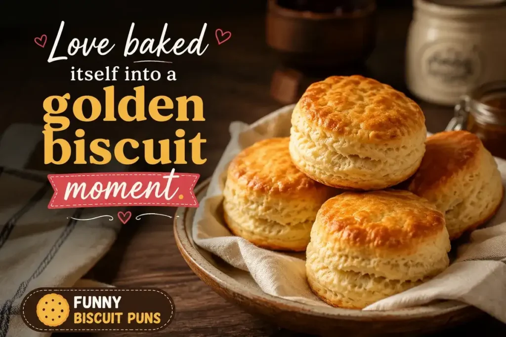 Love baked itself into a golden biscuit moment.