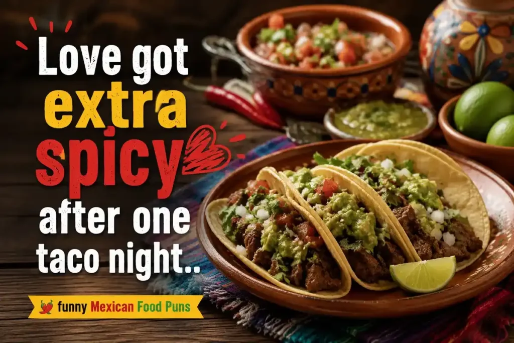 Love got extra spicy after one taco night.