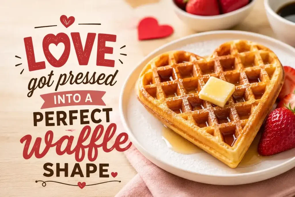 Love got pressed into a perfect waffle shape.