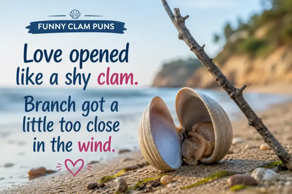 Love opened like a shy clam.