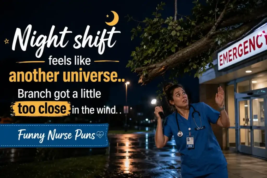 Night shift feels like another universe.