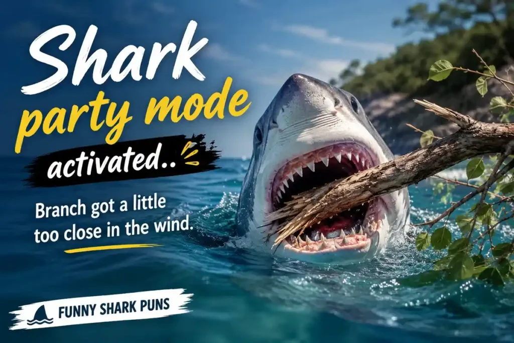 Shark party mode activated.