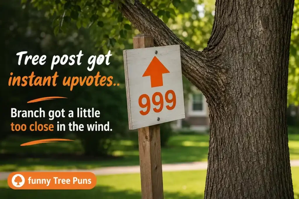 Tree post got instant upvotes.