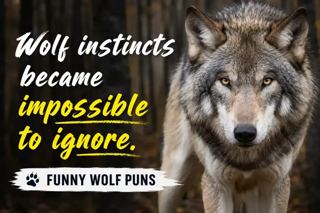 Wolf instincts became impossible to ignore.