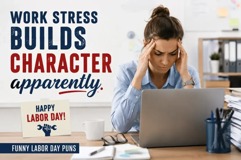 Work stress builds character apparently.